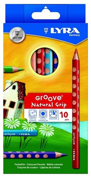 CAIXA 10 COLORS LYRA GROOVE | 4084900303085 | LYR3811100 | Llibreria La Gralla | Llibreria online de Granollers