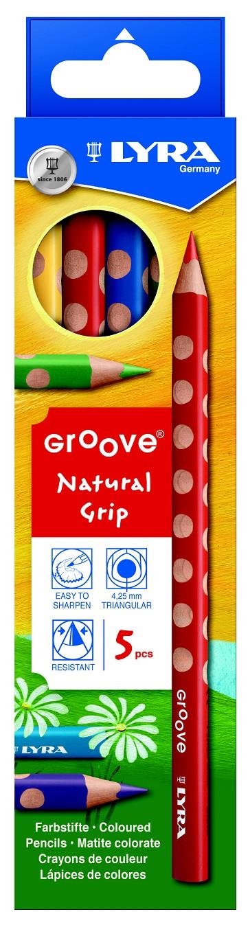 CAIXA 5 COLORS LYRA GROOVE | 4084900303078 | LYR3811050 | Llibreria La Gralla | Librería online de Granollers