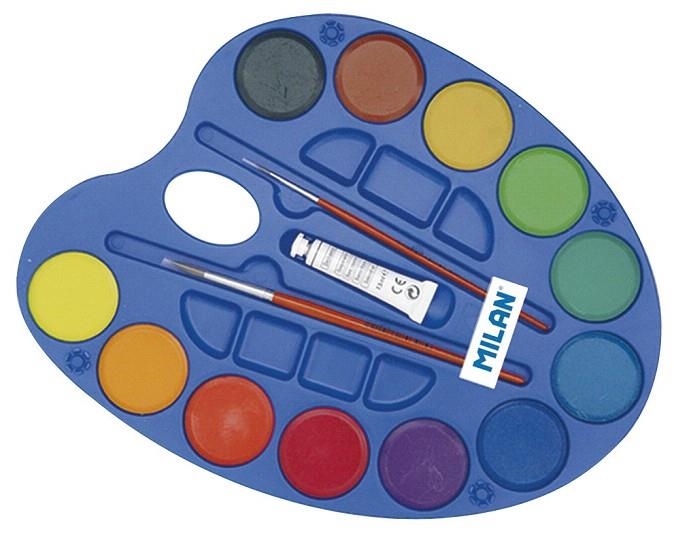 PALETA AQUAREL·LES 12 COLORS MILAN | 8411574006114 | MIL054412 | Llibreria La Gralla | Librería online de Granollers