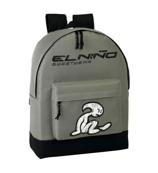 ***MOTXILLA EL NIÑO DUES CREMALLERES GRISA 2012 | 8412688137862 | NOG621233174 | Llibreria La Gralla | Llibreria online de Granollers