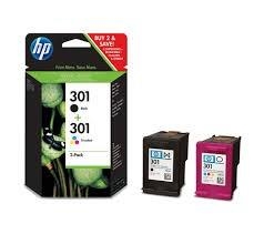 MULTIPACK 2 CARTUTXOS HP 301 NEGRE + 301 COLOR | 886111609055 | Llibreria La Gralla | Llibreria online de Granollers
