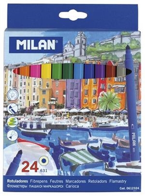 CAIXA 24 RETOLADORS MILAN 631 | 8411574008354 | MIL0612324 | Llibreria La Gralla | Librería online de Granollers