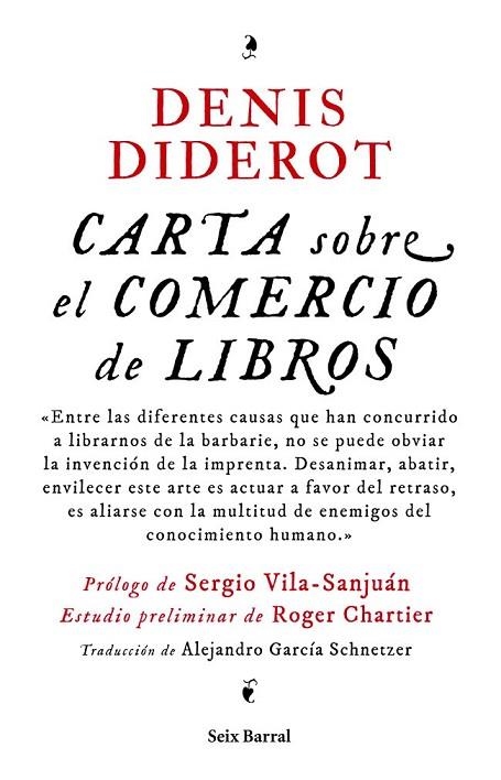 CARTA SOBRE EL COMERCIO DE LIBROS | 9788432214820 | DIDEROT, DENIS | Llibreria La Gralla | Llibreria online de Granollers