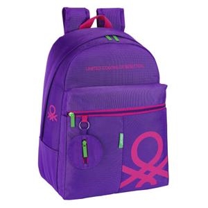 ***MOTXILLA BENETTON DUES CREMALLERES LILA 2013 | 8412688151752 | NOGMO51387 | Llibreria La Gralla | Llibreria online de Granollers