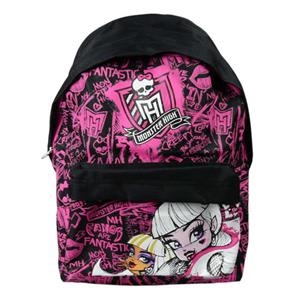 ***MOTXILLA MONSTER HIGH DUES CREMALLERES FUCSIA/NEGRA PETITA 2012 | 8014514520628 | NOGMO85011 | Llibreria La Gralla | Llibreria online de Granollers