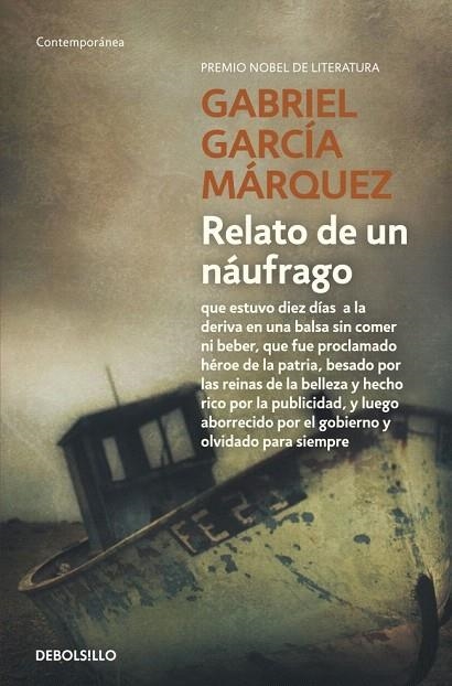 RELATO DE UN NÁUFRAGO (DEBOLSILLO) | 9788490323762 | GARCIA MARQUEZ, GABRIEL | Llibreria La Gralla | Llibreria online de Granollers