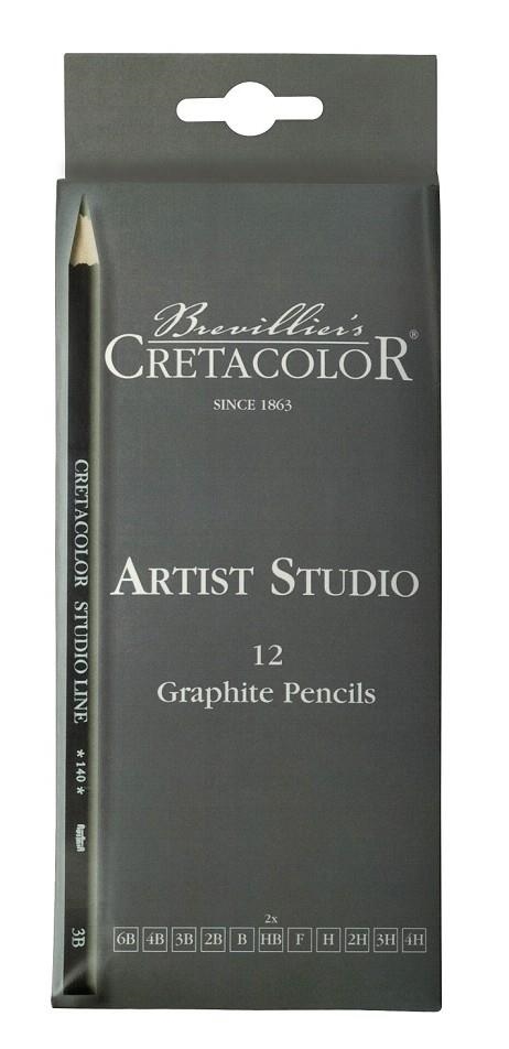 CAIXA ARTIST STUDIO 12 LLAPIS GRAFIT | 9014400136956 | CRE14012 | Llibreria La Gralla | Llibreria online de Granollers