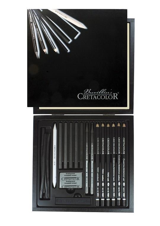 CAIXA BLACK BOX DIBUIX FUSTA 20 PECES | 9002592460409 | CRE46040 | Llibreria La Gralla | Llibreria online de Granollers