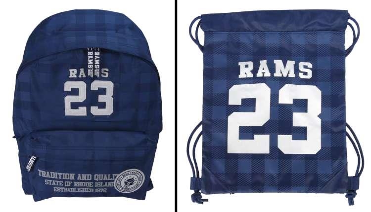 ***MOTXILLA RAMS 23 QUADRETS VERMELLA/BLAVA 2011 | 8428322984747 | NOGRM0418BLAVA/0318VERMELLA | Llibreria La Gralla | Llibreria online de Granollers