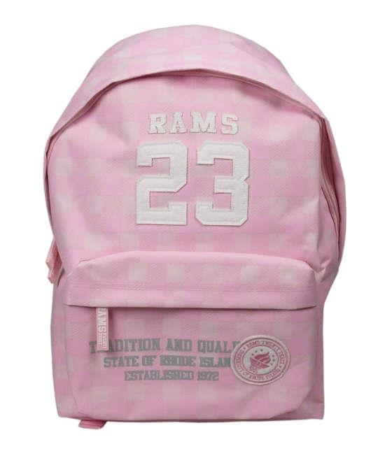 ***MOTXILLA RAMS 23 CHECK QUADRES DUES CREMALLERES ROSA/BLAVA 2012 | 8428322986413 | NOGRM0518 | Llibreria La Gralla | Llibreria online de Granollers