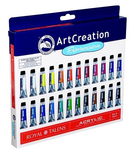SET ACRILIC ARTCREATION EXPRESSION 24 TUB 12ML | 8712079312886 | Llibreria La Gralla | Llibreria online de Granollers
