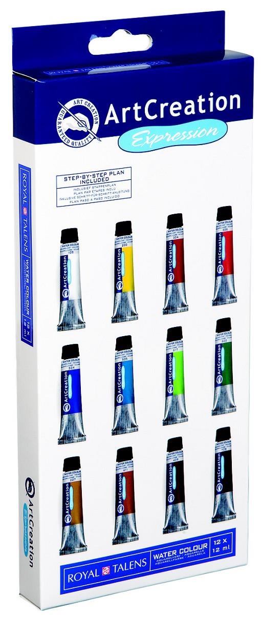 SET AQUAREL·LA ARTCREATION EXPRESSION 12 TUB 12ML | 8712079312909 | TAL9022012M | Llibreria La Gralla | Llibreria online de Granollers