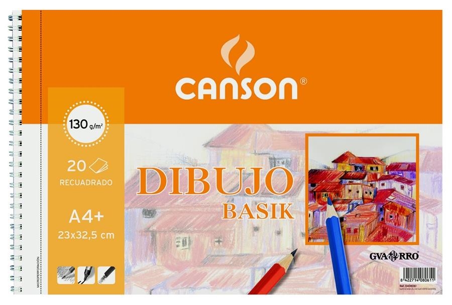 BLOC BASIK A4 RECUADRAT AMB 2 FORATS 130 g. | GUA0406350 | GUA0406350 | Llibreria La Gralla | Llibreria online de Granollers