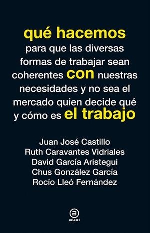 QUÉ HACEMOS CON EL TRABAJO | 9788446038245 | VARIOS AUTORES | Llibreria La Gralla | Llibreria online de Granollers
