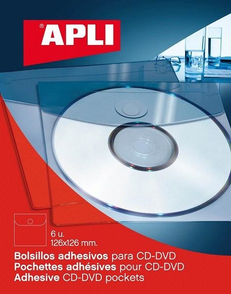 BOLSILLO AUTOADHESIVO CD | APL02585 | Llibreria La Gralla | Llibreria online de Granollers