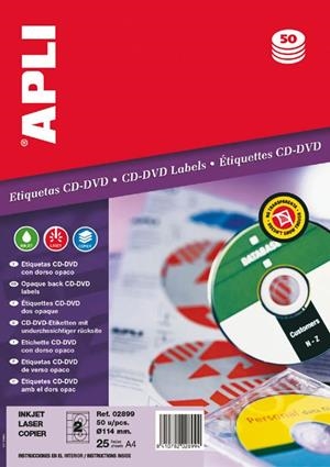 ETIQUETES CD OPAQUES | APL02899 | APL02899 | Llibreria La Gralla | Llibreria online de Granollers