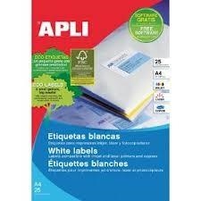 ETIQUETA A4 IMPRESORA 190X61 25UN. | APL01233 | Llibreria La Gralla | Llibreria online de Granollers