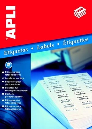 ETIQUETES A4 IMPRESSORA 63,5X46,6MM. | APL02415 | Llibreria La Gralla | Llibreria online de Granollers