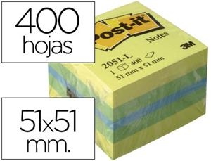 BLOC NOTES POSTIT MINICUBS VERD | 4001895853814 | 3M2051L | Llibreria La Gralla | Librería online de Granollers