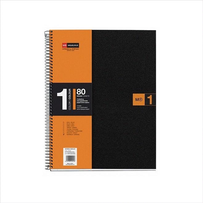 LLIBRETA A4 MIQUELRIUS NOTEBOOK 1 TARONJA 80F | 8422593024782 | 2478 | Llibreria La Gralla | Librería online de Granollers