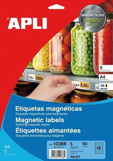 ETIQUETES MAGNETIQUES 80X28 | APL10388 | Llibreria La Gralla | Llibreria online de Granollers