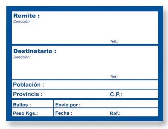 ETIQUETES ADHESIVES ENVIO 82X109 200U | APL324 | Llibreria La Gralla | Llibreria online de Granollers