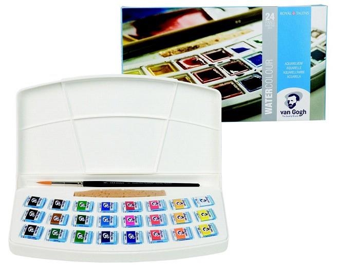 CAIXA AQUAREL.LES VAN GOGH 24 PASTILLES | TALHP8624 | TALHP8624 | Llibreria La Gralla | Librería online de Granollers