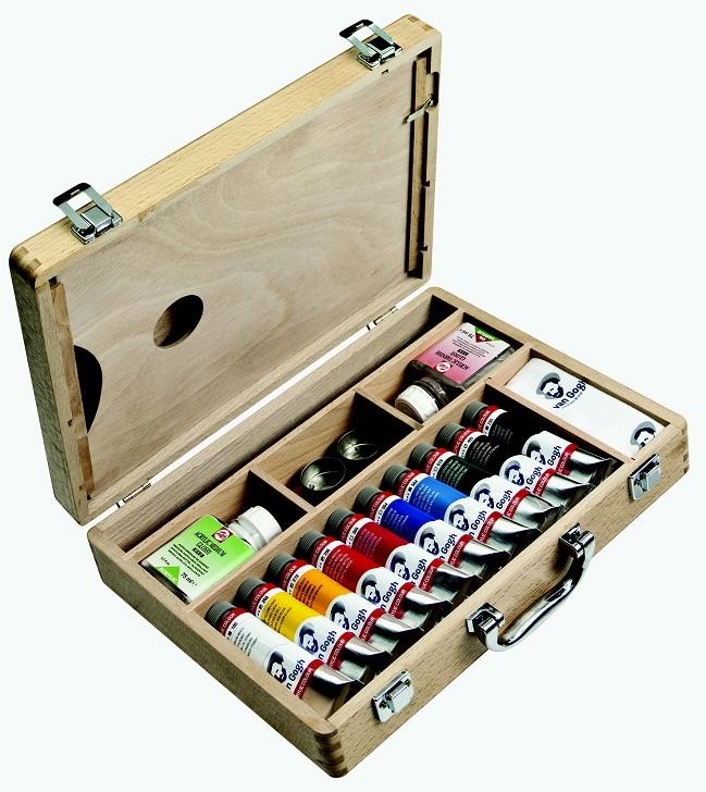 CAIXA ACRILICS VAN GOGH 11T FUSTA | 8712079231569 | TALGAC11 | Llibreria La Gralla | Librería online de Granollers