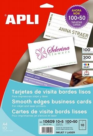 TARGETES DE VISITA INK/LASER 10 F | 8410782106098 | APL10609 | Llibreria La Gralla | Librería online de Granollers
