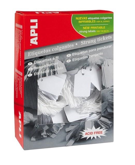 ETIQUETES PENJANTS 50X70MM | 8410782003960 | APL396 | Llibreria La Gralla | Llibreria online de Granollers