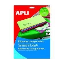 ETIQUETES A4 TRANSPARENTS | 8410782012252 | Llibreria La Gralla | Llibreria online de Granollers