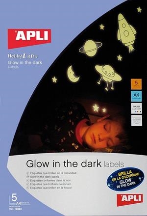 ETIQUETES LUMINESCENTS A4 | 8410782104247 | APL10424 | Llibreria La Gralla | Librería online de Granollers