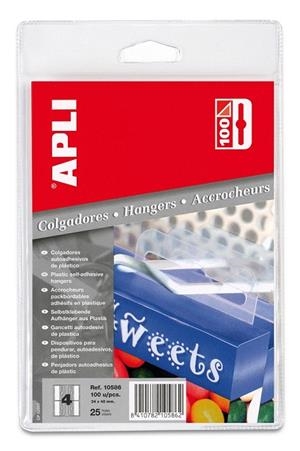 PENJADORS APLI AUTOADHESIUS PLASTIC | 8410782105862 | APL10586 | Llibreria La Gralla | Llibreria online de Granollers
