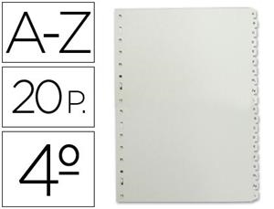 JOC SEPARADORS A-Z 1/4 20 PESTANYES | 8422952017714 | 3002 | Llibreria La Gralla | Llibreria online de Granollers