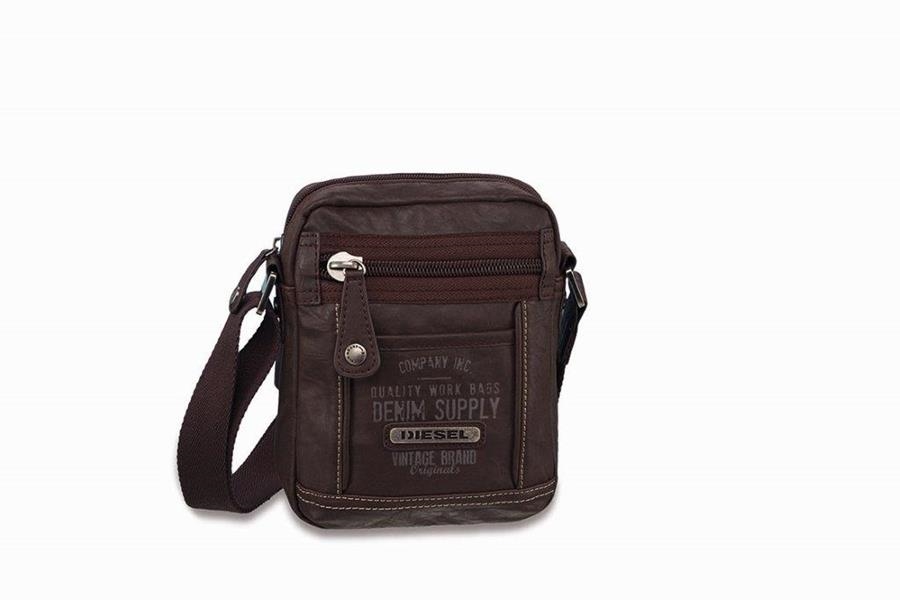 ***BANDOLERA DIESEL TRES CREMALLERES NEGRA 2013 | 8435382705366 | DIE3051001 | Llibreria La Gralla | Llibreria online de Granollers