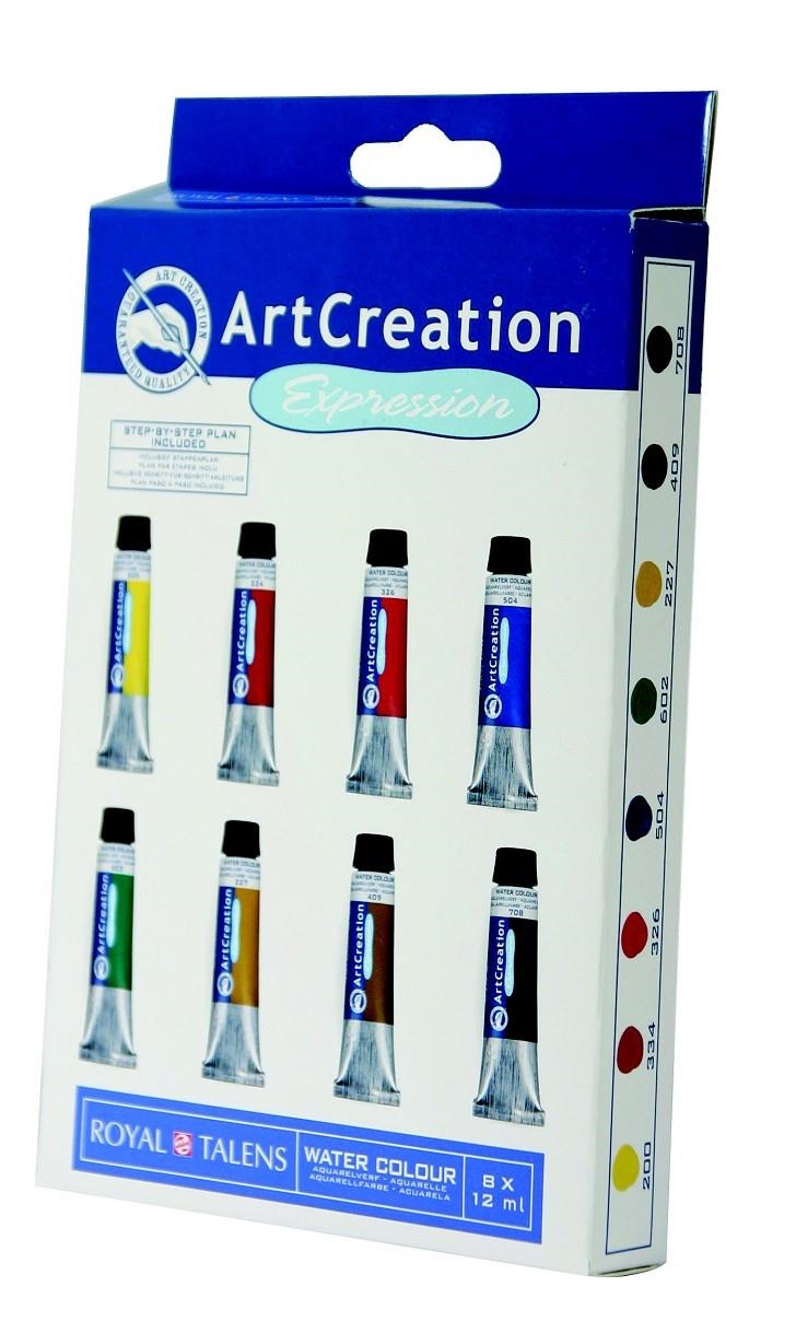 SET AQUAREL.LA ARTCREATION EXPRESSION 8 TUB 12ML | 8712079312893 | Llibreria La Gralla | Llibreria online de Granollers