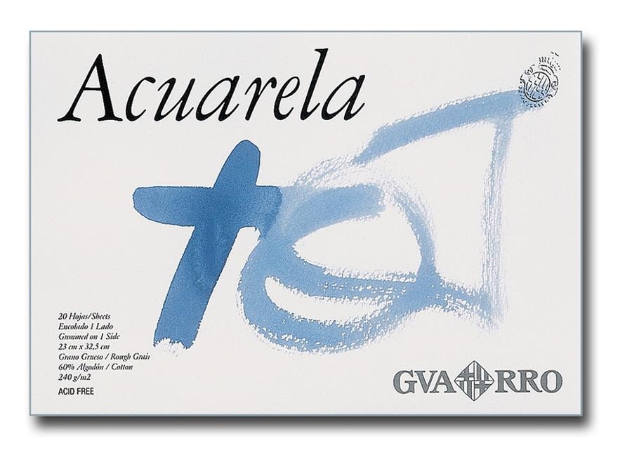 BLOC AQUAREL.LA 24X32 GRA GRUIXUT ENCOLAT 4 BANDES | 8422714007236 | Llibreria La Gralla | Llibreria online de Granollers