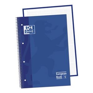 LLIBRETA A4 OXFORD EUROPEAN BOOK 1 BLAU 90 GR | 8412771085049 | 100430197 | Llibreria La Gralla | Librería online de Granollers