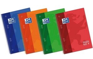 LLIBRETA A5 OXFORD EUROPEAN BOOK 4 ESPIRAL 120F | 8412771121075 | 100430568 | Llibreria La Gralla | Librería online de Granollers