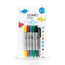 COPIC CIAO 5+1 COLORS BRILLANTS | 4013695261348 | Llibreria La Gralla | Llibreria online de Granollers