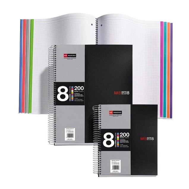 LLIBRETA A4 MIQUELRIUS NOTEBOOK 8 NEGRE | 8422593420065 | 42006 | Llibreria La Gralla | Librería online de Granollers