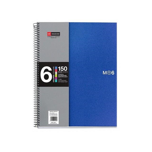 LLIBRETA A4 MIQUELRIUS NOTEBOOK 6 BLAU | MQR2826 | 2826 | Llibreria La Gralla | Llibreria online de Granollers