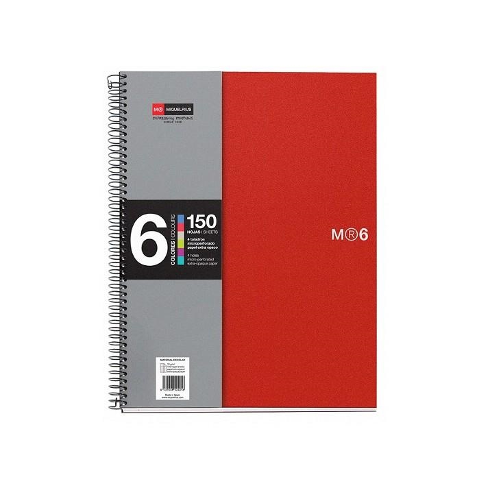 LLIBRETA NBOOK 6 A4 VERMELL | MQR2825 | MQR2825 | Llibreria La Gralla | Llibreria online de Granollers