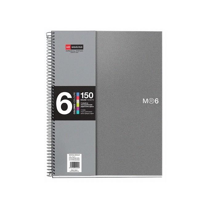 LLIBRETA NBOOK 6 A5 GRIS | 8422593471494 | MQR47149 | Llibreria La Gralla | Librería online de Granollers