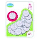 ***PACK 25 ENCUADERNADORS ALADINE PARISINAS BOTONS BLANCS | 3660016410704 | ALA41070 | Llibreria La Gralla | Librería online de Granollers