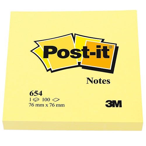 BLOC POST-IT 76x76MM. LLIS GROC | 3M654Y | 72233 | Llibreria La Gralla | Llibreria online de Granollers
