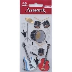 STICKER ARTOZ INSTRUMENTS MUSICA | 7612450960846 | ART18559004 | Llibreria La Gralla | Llibreria online de Granollers