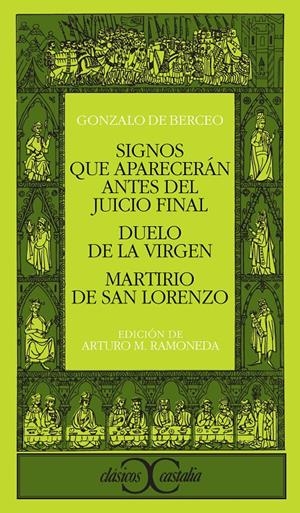 SIGNOS QUE APARECERAN ANTES DEL JUICIO FINAL ; DUE | 9788470393525 | DE BERCEO, GONZALO | Llibreria La Gralla | Llibreria online de Granollers