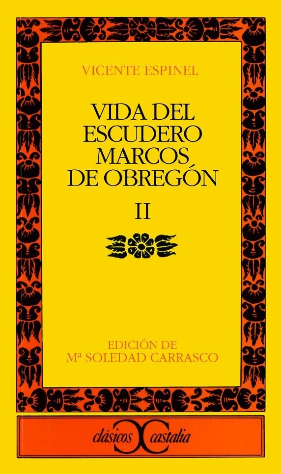 VIDA DEL ESCUDERO MARCOS DE OBREGON. (T.2) | 9788470393563 | ESPINEL, VICENTE | Llibreria La Gralla | Librería online de Granollers