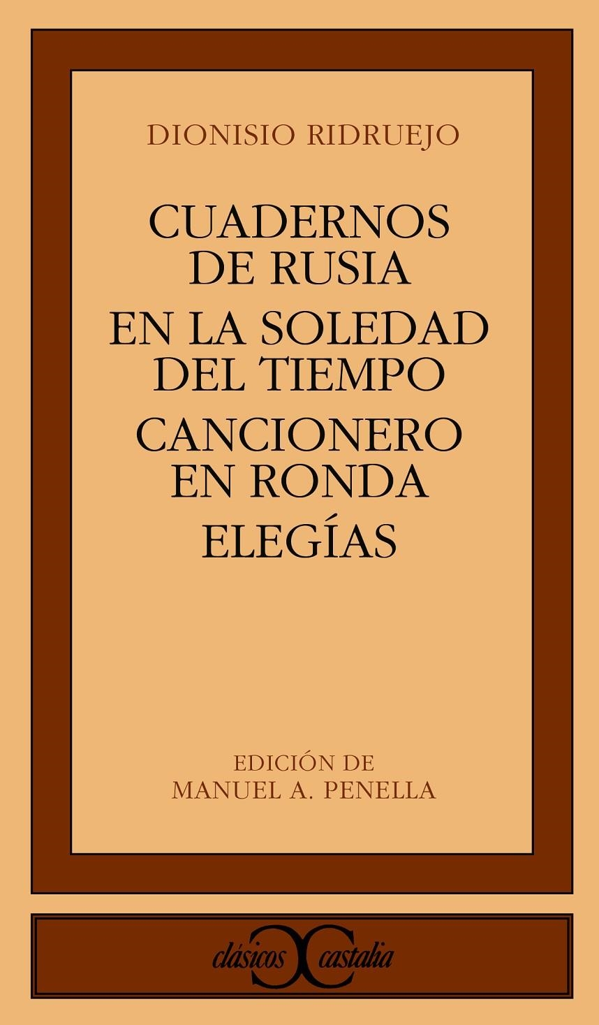 CUADERNOS DE RUSIA; EN LA SOLEDAD DEL TIEMPO; CANC | 9788470393778 | RIDRUEJO, DIONISIO | Llibreria La Gralla | Llibreria online de Granollers